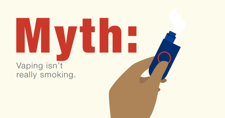 Myth Vaping isn't really smoking picture