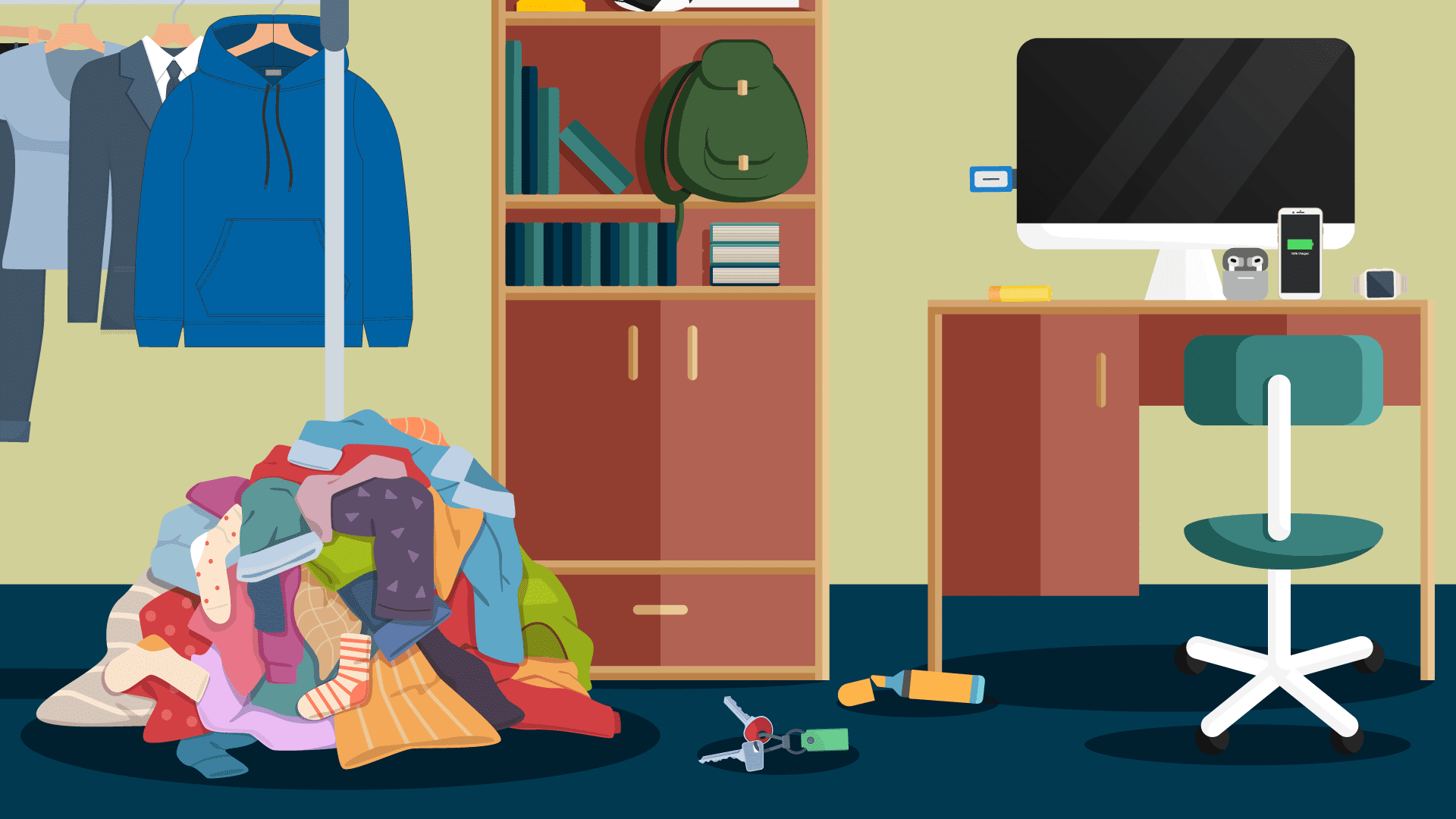 items in teens room that could be used to hide vape