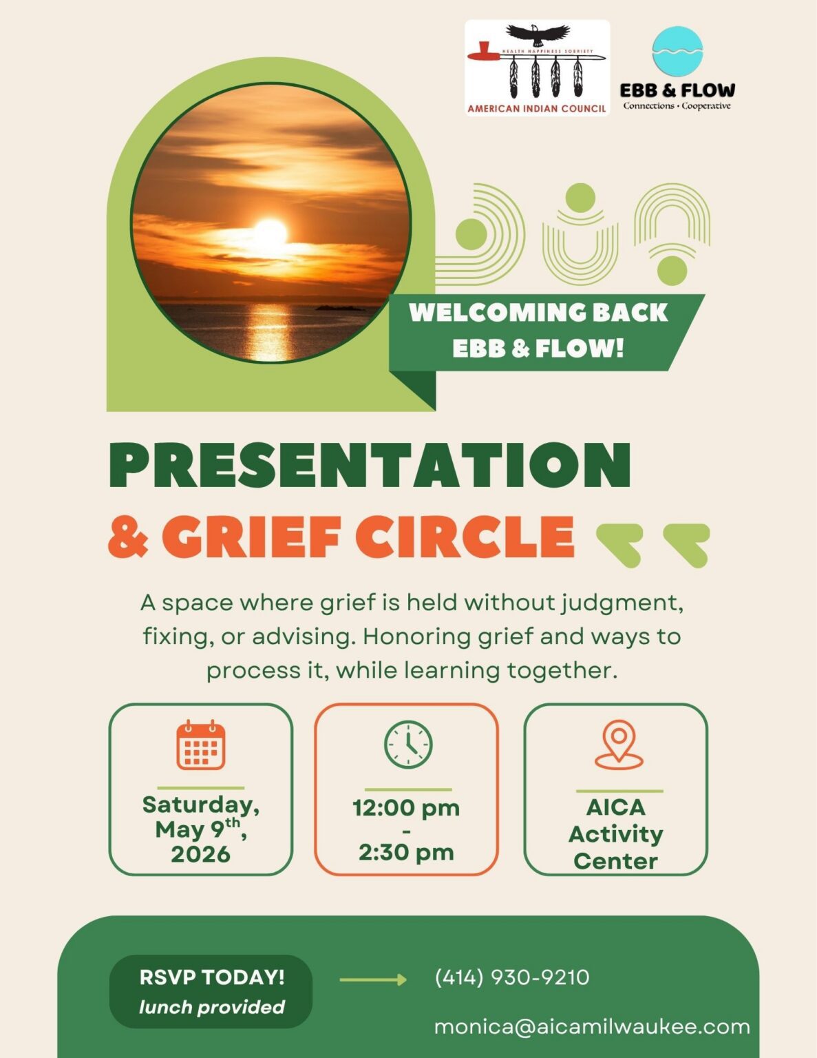 Grief Session with EBB & FLOW on May 9th, 2026